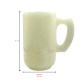 High Quality White Marble Natural Stone one piece polished mug 15cm Tall AU Seller