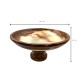 Handmade Green Onyx Natural Marble Stone Kitchen Table Bowl 19.5 cm