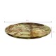 Handmade Marble Green Onyx 12 Inch Plate round shape kitchen countertop decorative