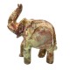 Handmade Green Onyx Elephant 10 Inch Decoration piece for Home & Office