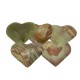 Green Onyx Heart Shape Love Heart Crystals Polished Love Sign Love Symbol  4 Inch Best Gift Item